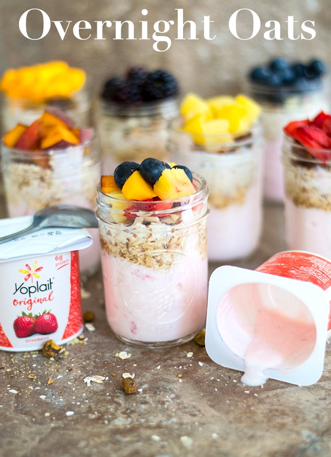 ad meal prepping your breakfast is a total game changer🍓👏🏼 highly , Protein Overnight Oats